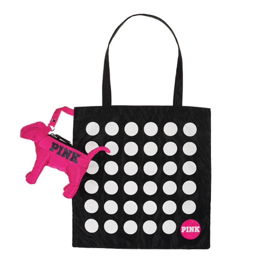 PINK VS packable tote
